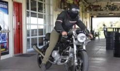 Torc T1 Carbon Helmet Solids -Motorcycle Helmet Store torc t1 carbon helmet gloss black worn 46543.1578261718