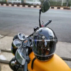 Torc T1 Retro Helmet Solid -Motorcycle Helmet Store torc t1 helmet on bike 70185.1578265985