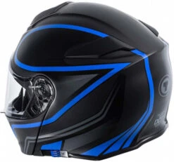 Torc T28 Vapor Helmet -Motorcycle Helmet Store torc t28 vapor helmet blue flat black back 79504.1564715293