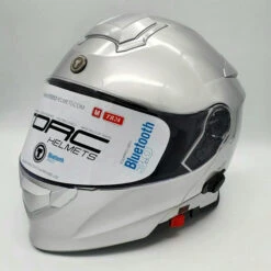 Motorcycle Helmet Store -Motorcycle Helmet Store torc t28b bluetooth helmet united silver left front 45394.1594841888