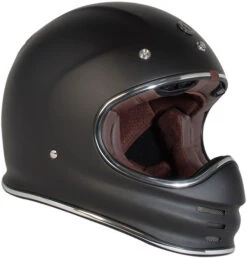 Torc T3 Retro Moto Helmet Solids -Motorcycle Helmet Store torc t3 helmet solid matte black right 80023.1580185837