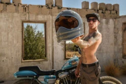 Torc T3 Retro Moto Helmet Solids -Motorcycle Helmet Store torc t3 nardo grey helmet display 50083.1580186157