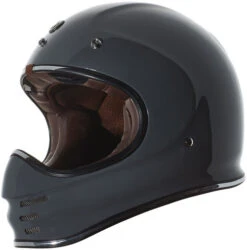 Torc T3 Retro Moto Helmet Solids -Motorcycle Helmet Store torc t3 nardo grey helmet left 45934.1645303189