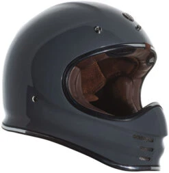 Torc T3 Retro Moto Helmet Solids -Motorcycle Helmet Store torc t3 nardo grey helmet right 83578.1645303196