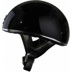 Torc T-5 Helmet Solids -Motorcycle Helmet Store torc t5 helmet gloss black chrome trim right 95493.1564793424