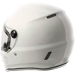 Torc T-9 Retro Helmet Solids -Motorcycle Helmet Store torc t9 helmet solid gloss white back 23710.1650669479