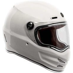 Torc T-9 Retro Helmet Solids -Motorcycle Helmet Store torc t9 helmet solid gloss white right 55762.1650669471