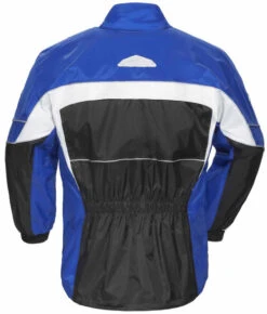 Tourmaster Elite 3 Rain Jacket Men's -Motorcycle Helmet Store tourmaster elite 3 rain jacket blue back 82085.1470358763