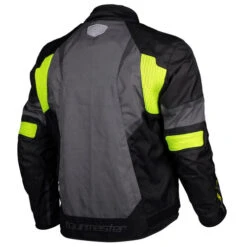 Tourmaster Intake Mens Jacket -Motorcycle Helmet Store tourmaster intake mens jacket black hi viz back 97170.1676941418