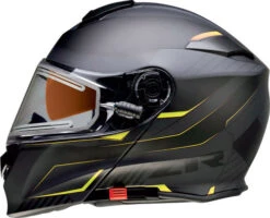 Z1R Solaris Scythe Snow Helmet - Electric Shield -Motorcycle Helmet Store z1r solaris scythe snow helmet electric shield hi viz black 94841.1608383645