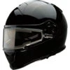 Z1R Warrant Snow Helmet Solids - Electric Shield -Motorcycle Helmet Store z1r warrant helmet solid electric shield gloss black 14926.1608335165